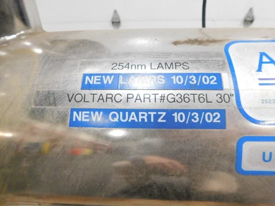 Used Aquafine _UNKNOWN_ Ultraviolet Systems Ohio US | Equipment Recovery Corp. #1331202