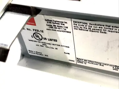 Used HOFFMAN F22L12 Miscellaneous MRO | Maverick Industrial Sales #1121483