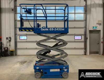 New | in-Stock 2026 GENIE GS-1432M E-DRIVE SCISSOR LIFT Scissor Lifters Alberta CA | Adcock Equipment #1417630