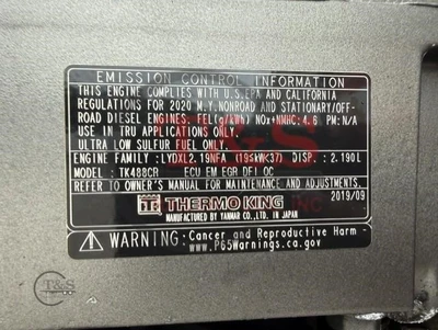 Used 2017 UTILITY _UNKNOWN_ Reefer Trailers Illinois US | T&S Trailer Pool #1520898