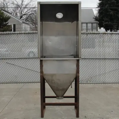 SPC7206  Material Handling Equipment bag dump station, 7 cu ft Stainless Steel