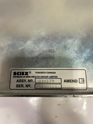PE Sciex 014179 AMEND D Line Adjustment Option Power Supply 230V Load