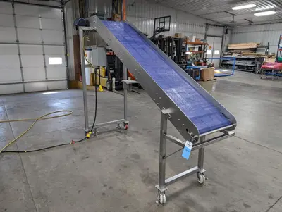 SS Incline Plastic Belt Conveyor