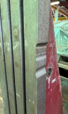 14" x 72" Angle Plate, (3) Vertical T-Slots