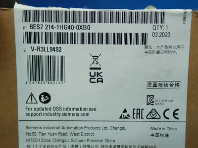 NEW SIEMENS 6ES72141HG400XB0