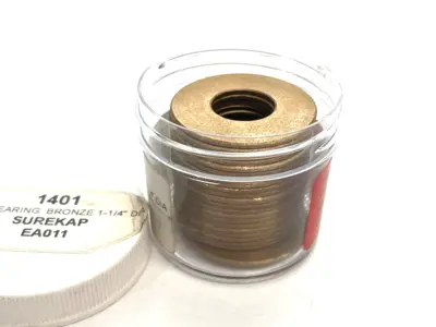 New | in-Stock Oilite Impregnated Sintered Bronze Thrust Washer, 1-1/4" OD, 5/8" ID LOT Hardware Washers Michigan US | Maverick Industrial Sales #1394291