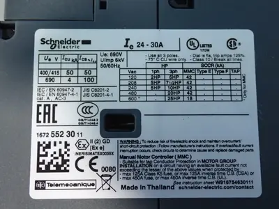 USED SCHNEIDER ELECTRIC GV2P32