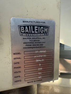 BAILEIGH DP-1500G Heavy Duty & Sensitive Single Spindle Drills | Turner's Machinery (3)