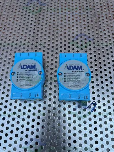 Used LOT OF 2 - ADAM 6510 DATA ACQUISITION MODULES 4 - PORT INDUSTRIAL Network Hubs California US | Equipment Lab #488764