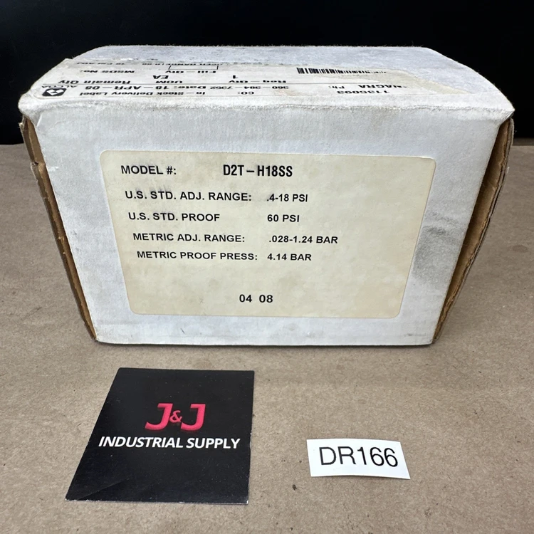 New | in-Stock Barksdale D2T-H18SS Relays & Switches Indiana US | J&J Industrial Supply #524946