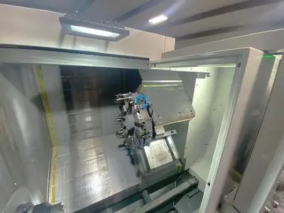 2022 Haas ST-10 Chucker, Tool Presetter, Chip Conveyor, Rigid Tap, 6.5" Hyd Chk, Royal Collet Chk,  **Only 121 Run Time Hours**