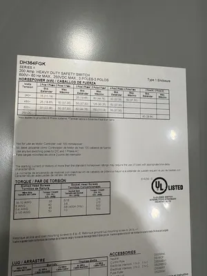 USED EATON DH364FGK