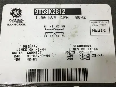 USED GENERAL ELECTRIC 9T58K2812