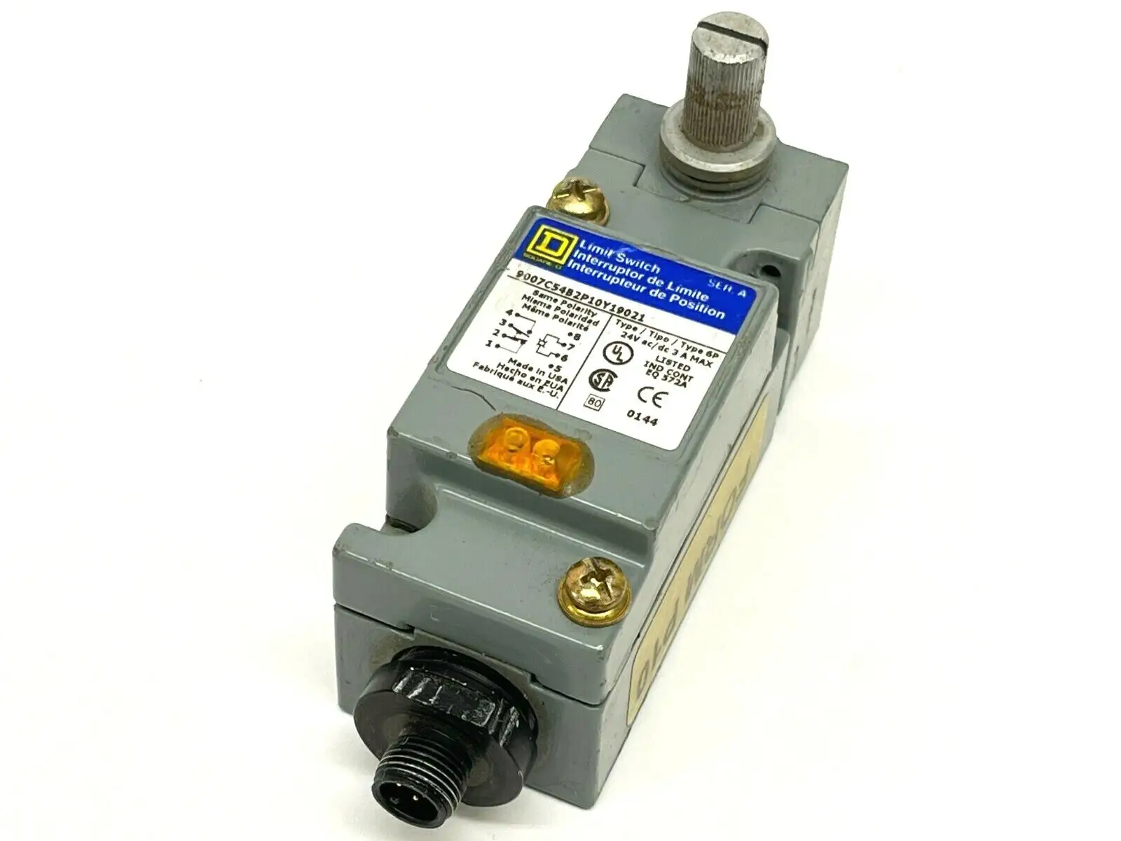 USED SQUARE D SER. A LIMIT SWITCH TYPE 6P