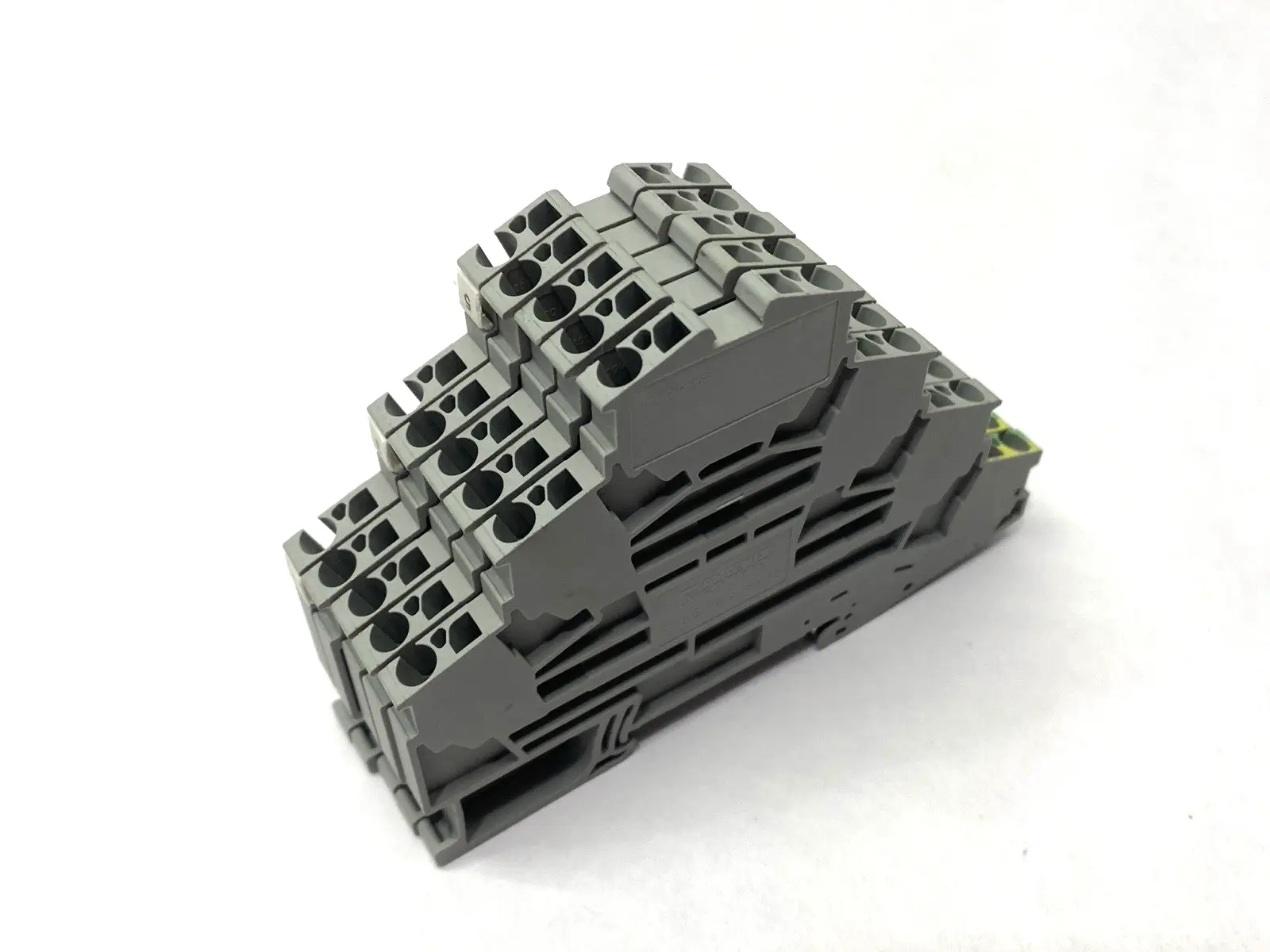 USED PHOENIX CONTACT FOUR-LEVEL MOTOR TERMINAL BLOCK ST 2,5-PE/ LOT OF 5