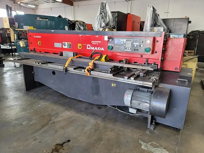 Used AMADA M-2560 Power Squaring Shears (Inch) California US | MANUFACTURING SOLUTIONS #300928