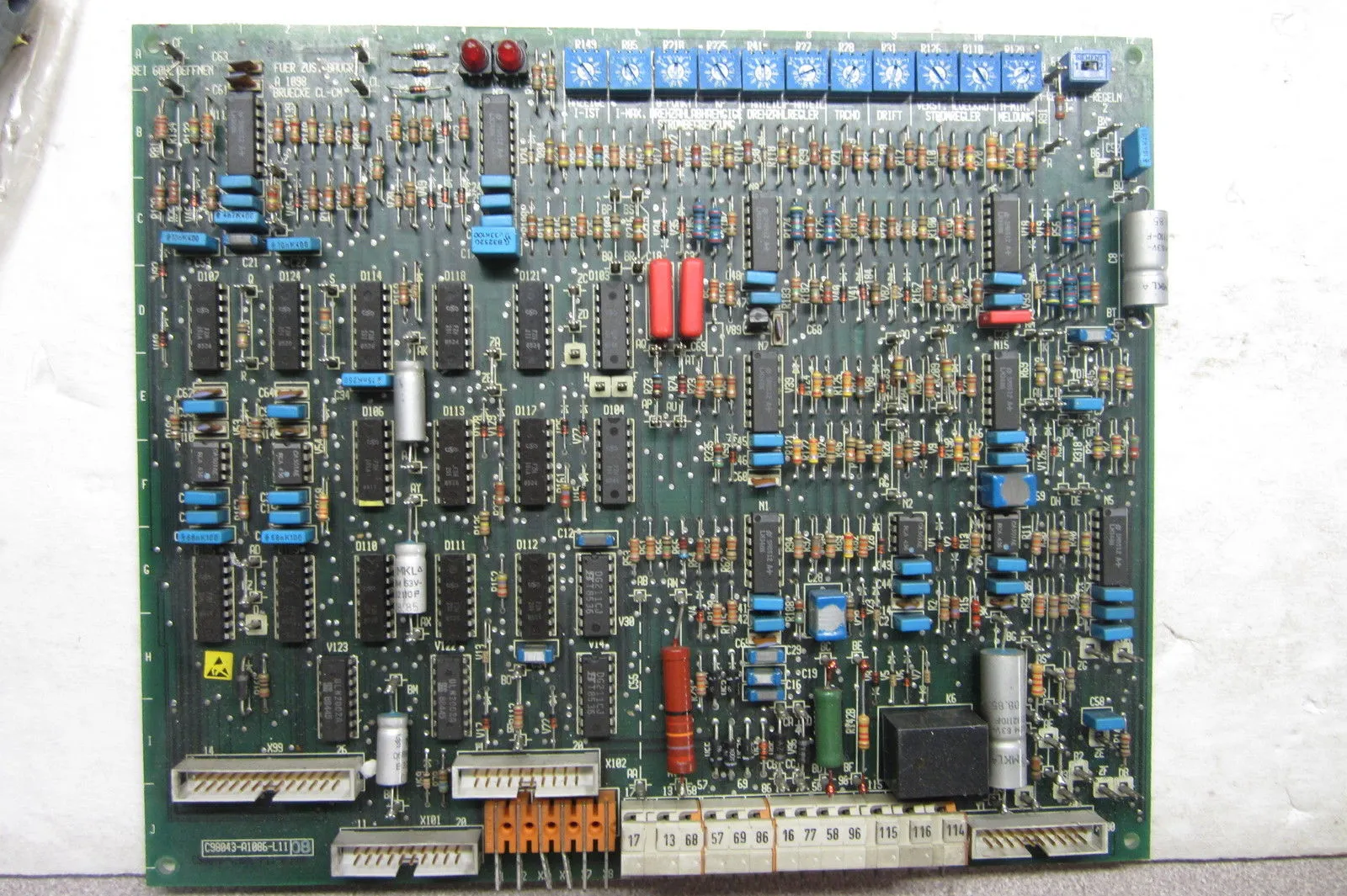 USED SIEMENS C98043-A1086-L11 REGULATOR BOARD C98043A1086L11