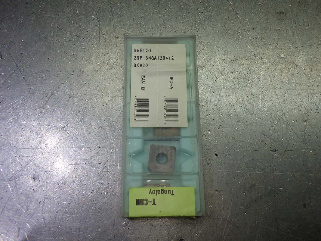 Tungaloy 2 Sided FT-CBN Tipped Carbide Inserts QTY5 2QP-SNGA120412 BX930 (LOC1975A)