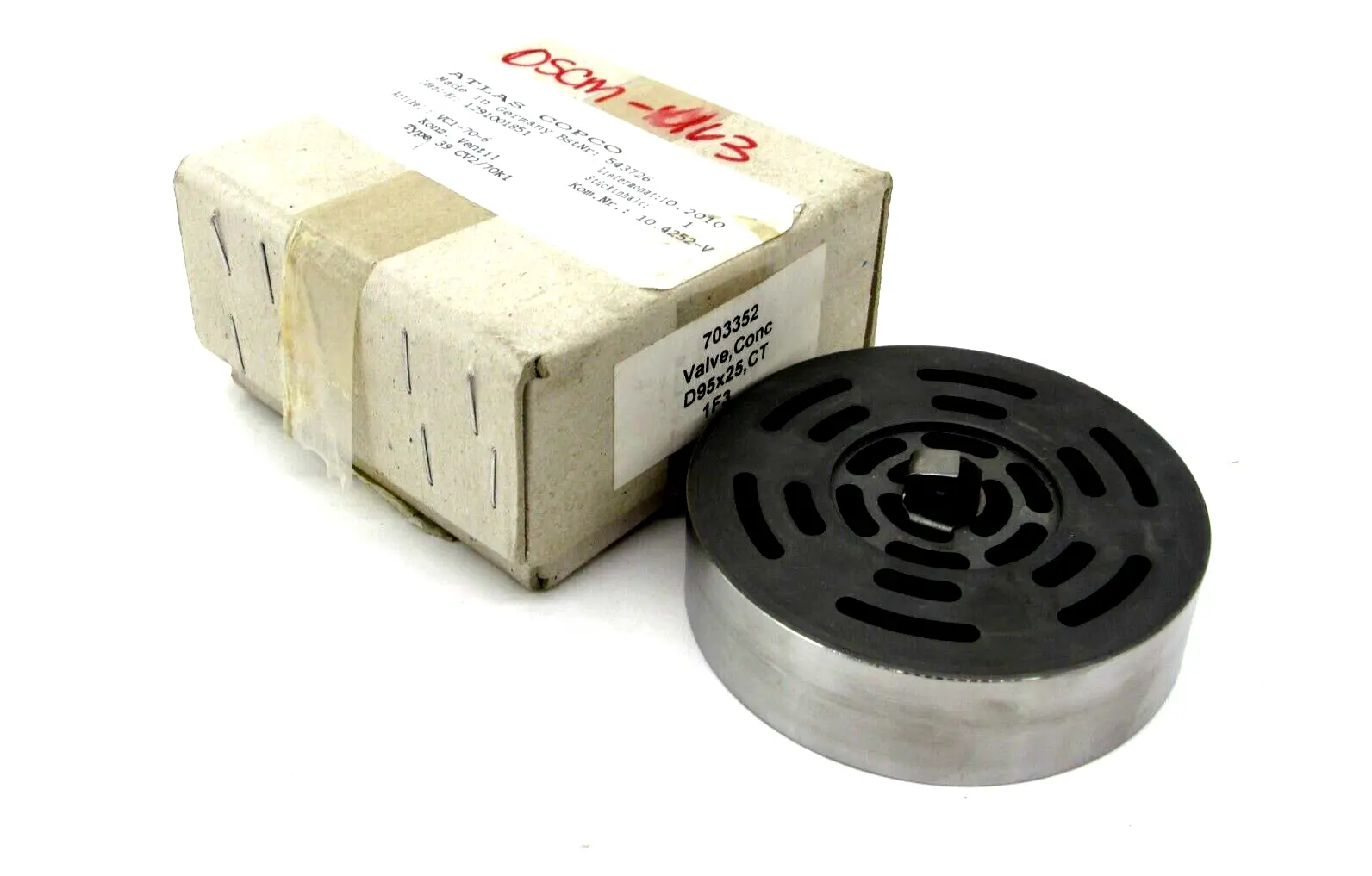 NEW ATLAS COPCO 703352 VALVE D95X25 CT 1F3 1291001851