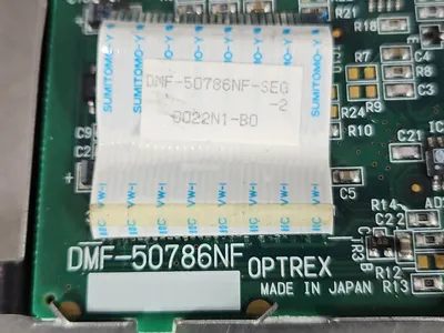 Optrex DMF50786NF. LCD Panel Display. Loc 3E-16