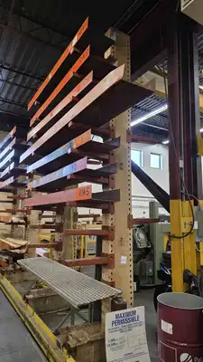 USED Cantilever Shelves Heavy Duty