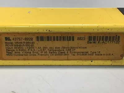 Used STI MS46-R-350-20 Light Curtains & Grids Michigan US | Ideal Machinery #897927