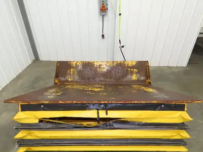 Econo Lift Pneumatic Tilt Table Tote Tipper 8000lbs 30° Degree 55 x 44" Top