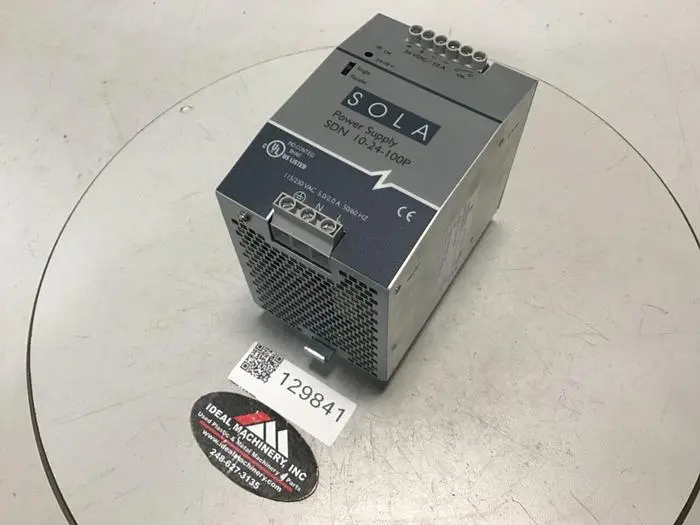 Used SOLA SDN10-24-100P Power Supplies Michigan US | Ideal Machinery #573876