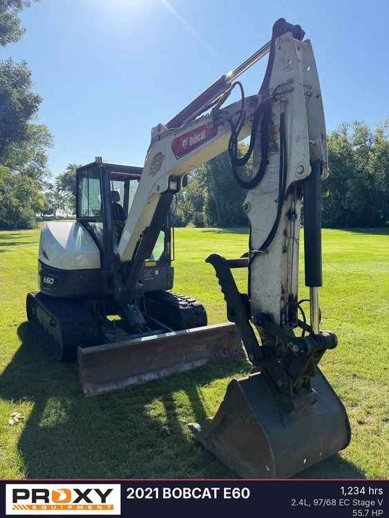 Used 2021 BOBCAT E60 Excavators Minnesota US | Proxy Equipment #1438827