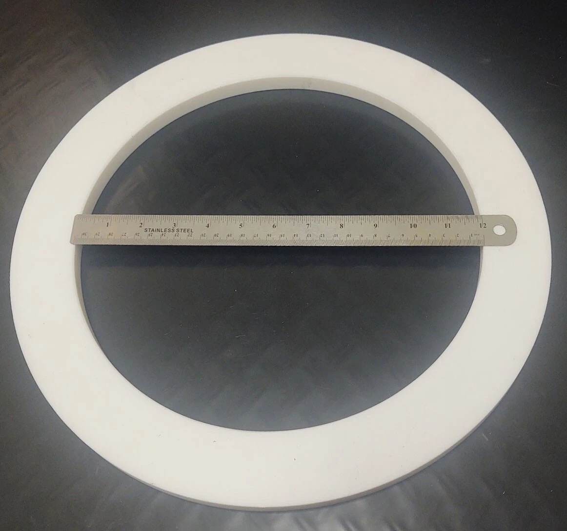 🔥 PTFE 12" - Thick Flange Gasket Approximate ID-12" OD-15.750 Thickness .632"