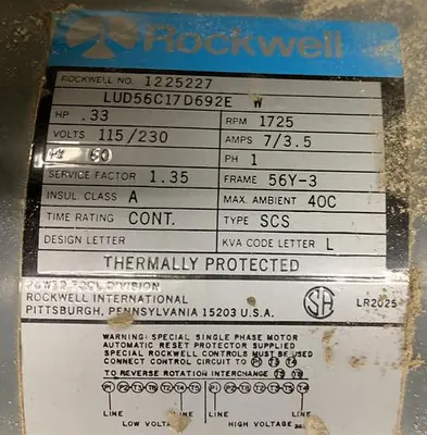 USED ROCKWELL 40-440 SCROLL SAW