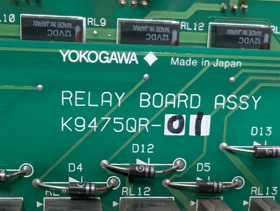 Yokogawa K9475PR-01 / K9475QR-01 O2Mation Power Board/ Relay Board Assembly Used