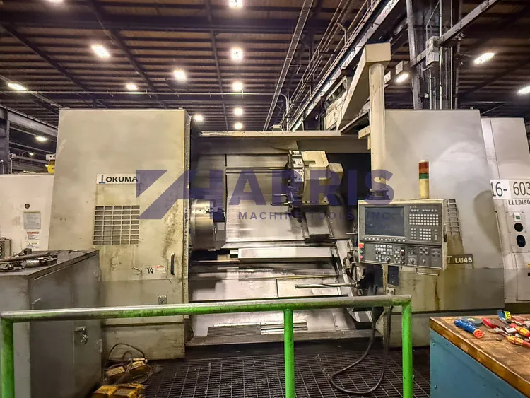 Used 2008 OKUMA IMPACT LU45 CNC Lathes Texas US | Harris Machine Tools, Inc. #1352339
