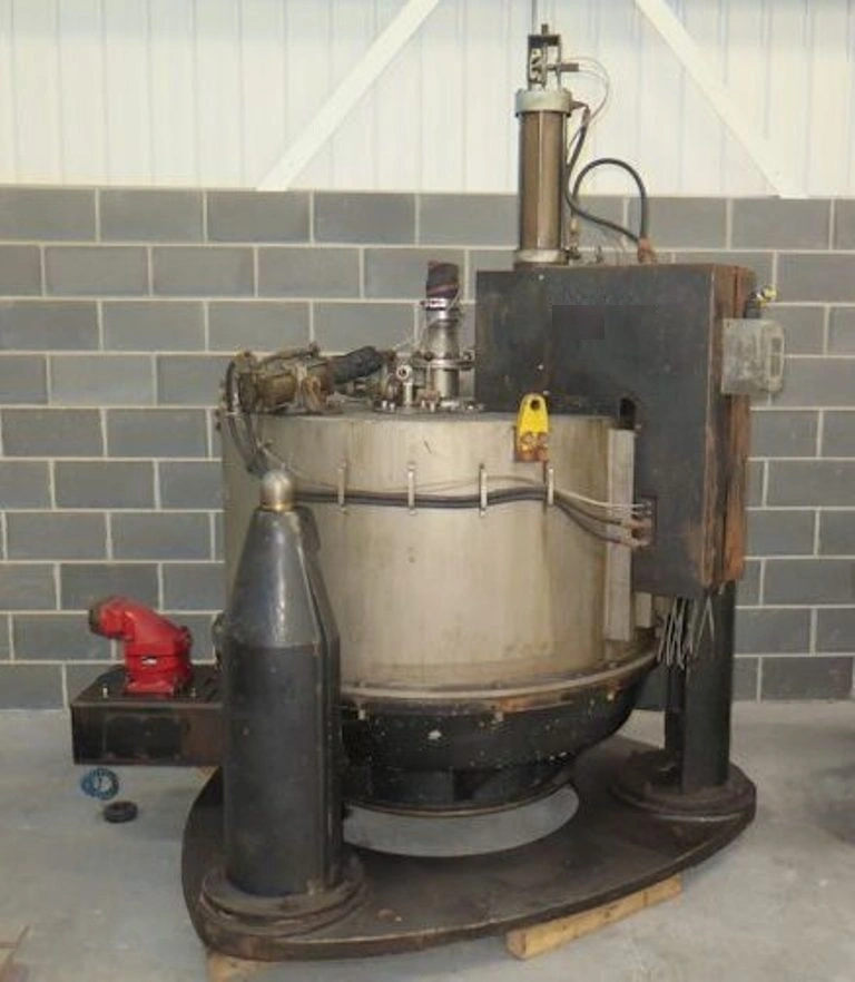 Broadbent type 46A 48 x 24 perforate basket centrifuge, 316SS.