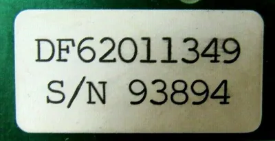 USED BARRETT ELECTRONICS DF62011349 PC BOARD 80-7302-R7