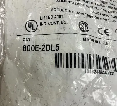 Used ALLEN-BRADLEY 800E-2DL5 Miscellaneous Equipment (Electrical & Power) | Surplus Asset Holdings #1190686