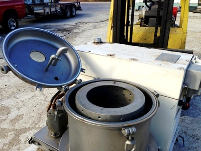 Western States 14 x 6 perforate basket centrifuge, 316SS.