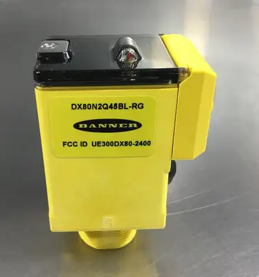 BANNER ENGINEERING DX80N2Q45BL-RG / 29044 SuerCross Wireless Q45 Sensor 3D-31
