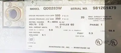 USED MANITOWAC SD0303W