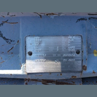 Canadian General 100 HP Electric Motor