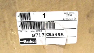 NEW PARKER B713KB549A SOLENOID VALVE