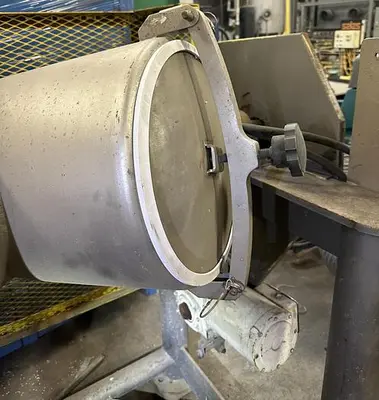 V-Type Mixer, 3 CF, Stainless Steal, Patterson Kelley, 290 #/CF - #5991373