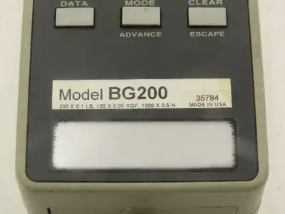 Mark 10 BG200 Digital Torque Force Gauge Indicator Series BG