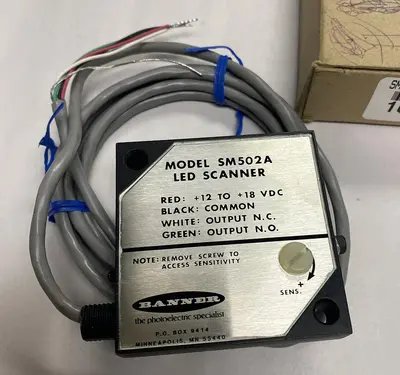 New | in-Stock BANNER SM502A Misc Electrical & Power Parts Ohio US | Surplus Asset Holdings #1233860