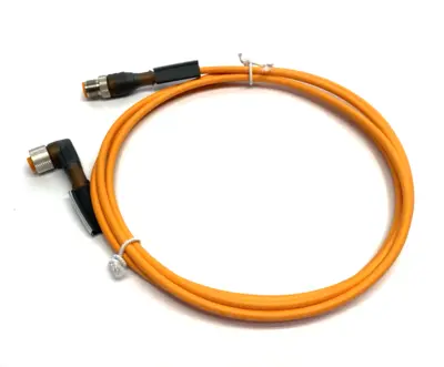 RST 4-RKWT 4-251/2M | Lumberg Automation  Connection Cable M12 M/F 4-Pin Rt Angle - New – Open box