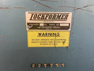 LOCKFORMER PITTSBURGH 20GA SHEET METAL MACHINERY | Wheeler Machinery Sales (3)