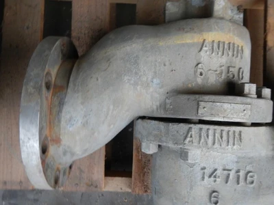 Annin 6" 150 Class 316 Stainless Steel Control Valve