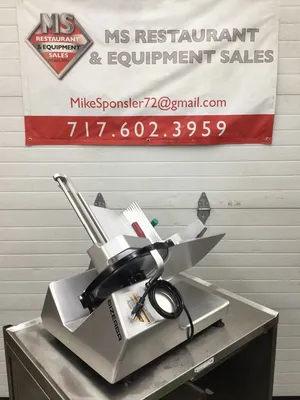 Bizerba 2017 GSPH Manual Deli Slicer Fully Refurbished Tested Working!