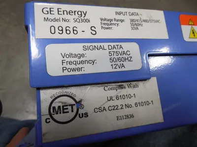 GE Energy SQ-300i SCR Firing Module Used