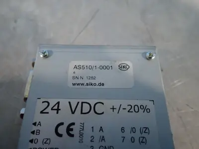 Used SIKO AS510/10001 Input / Output Modules | HGR 24 #753432